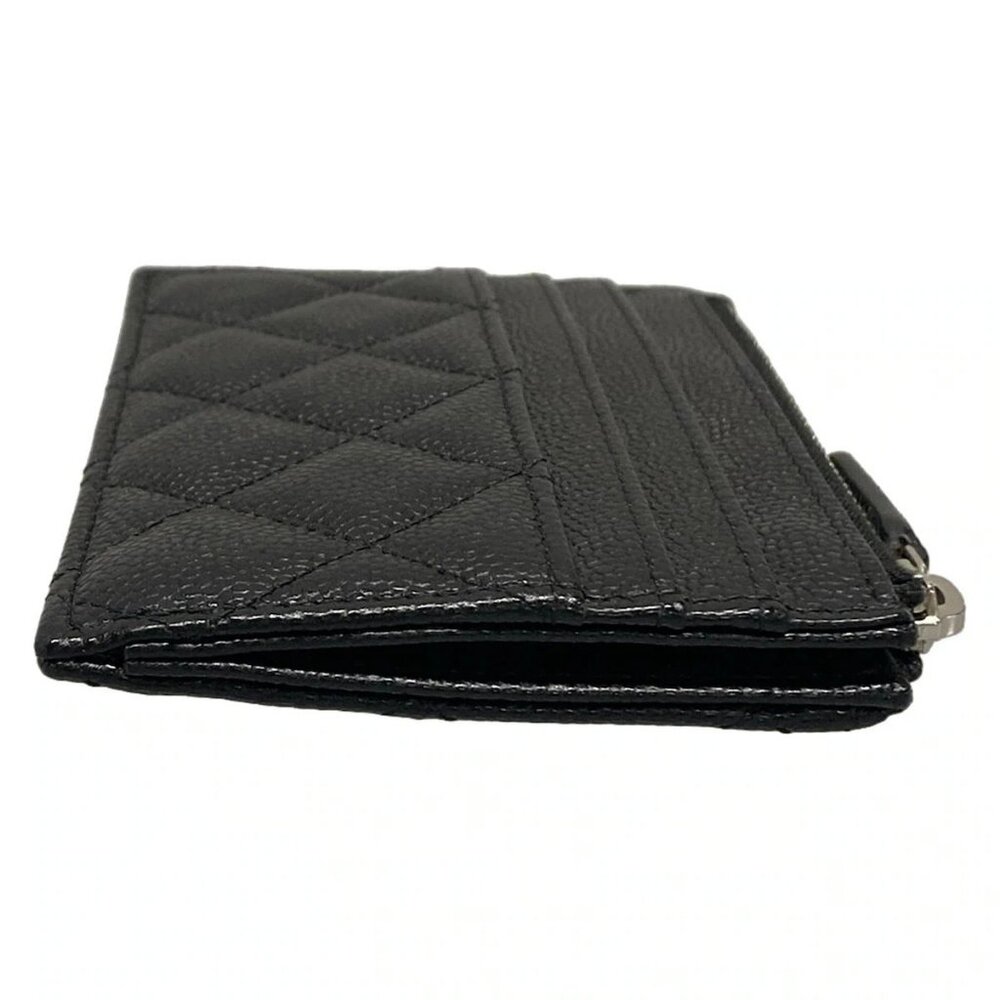 CHANEL Matelasse - Black Calfskin Coin Case - Picture 8 of 10